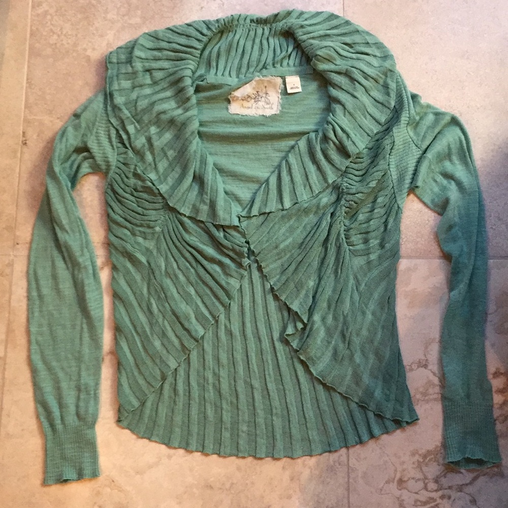 Anthropologie Angel of the North cardigan sweater